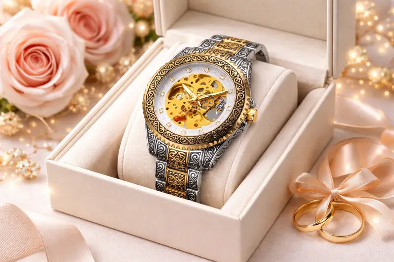 Automatic Mechanical Skeleton Watch for Men - Image 16 in Pune